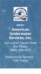 Mobile Screenshot of americanunderwaterservices.com